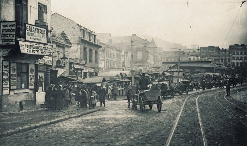 Ринок Кракідали навпроти тильного боку театру ім. М. Заньковецької, друга половина XIX століття