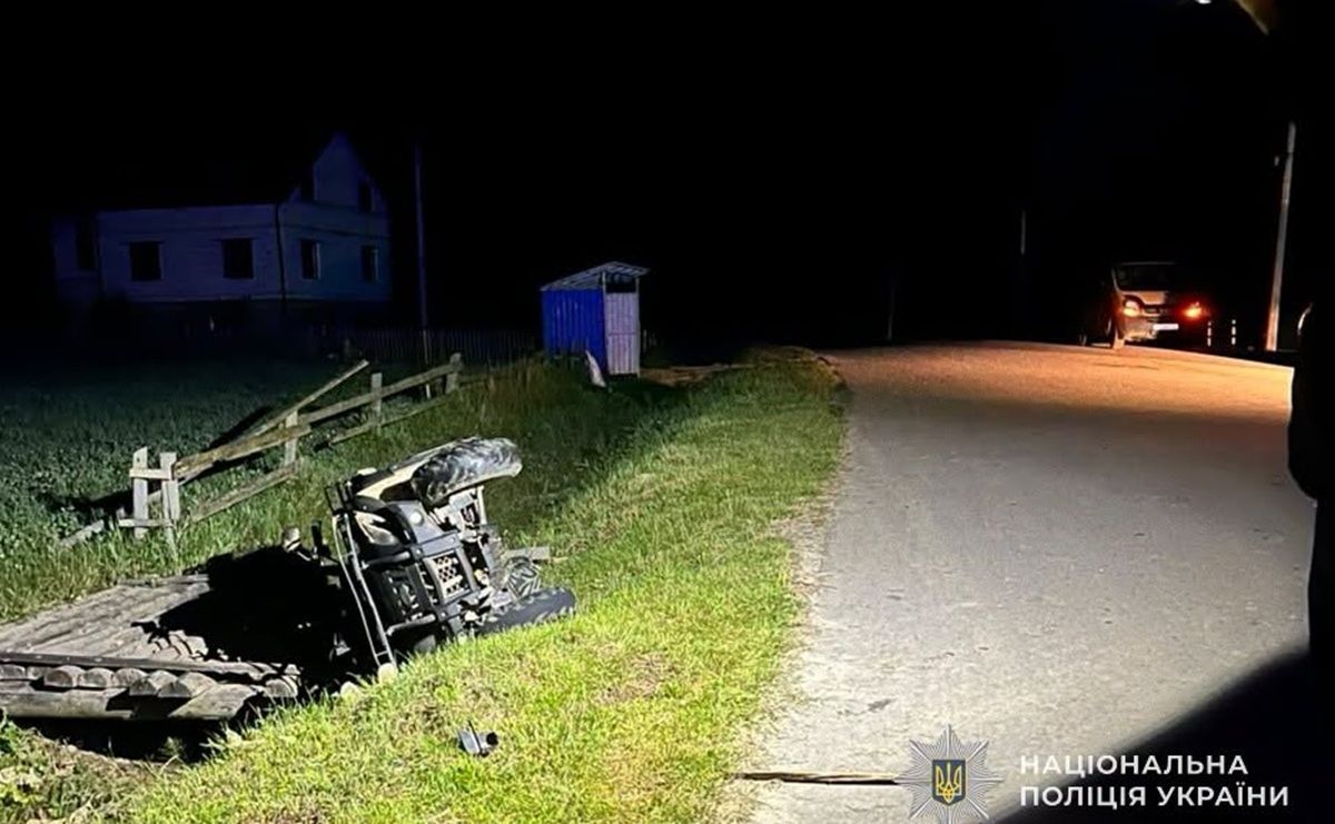 27-річний водій квадроцикла розбився на смерть на Львівщині