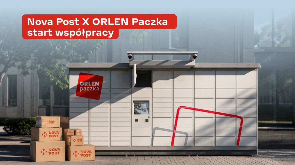 Nova Post почала співпрацю з польською мережею Orlen Paczka, яка має 15 тис. пунктів видачі