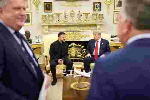 Володимир Зеленський розповів про зустріч з Дональдом Трампом в Овальному кабінеті