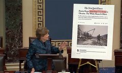 У Сенаті США показали наслідки російського удару по фабриці Philip Morris у Харкові