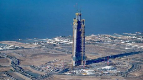 В Саудівській Аравії збудували перші 100 поверхів кілометрового хмарочоса