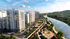 Біля річки в Івано-Франківську почали будувати ЖК на майже 60 багатоповерхівок