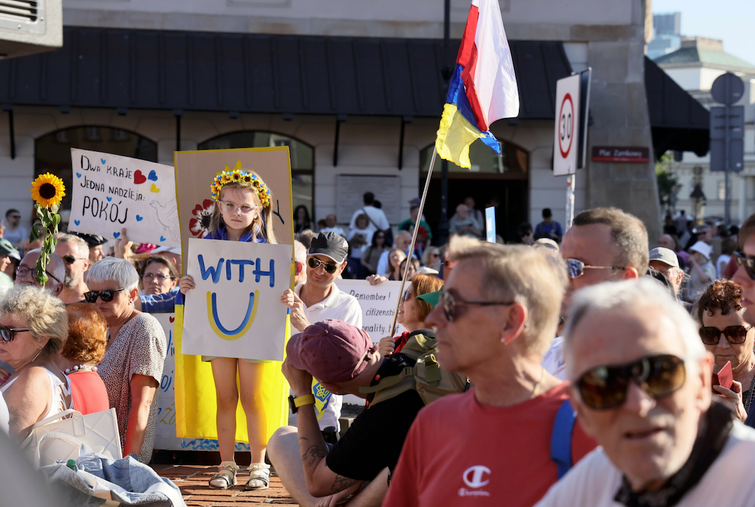 У понад 20 містах Польщі відбулись акції на підтримку українців