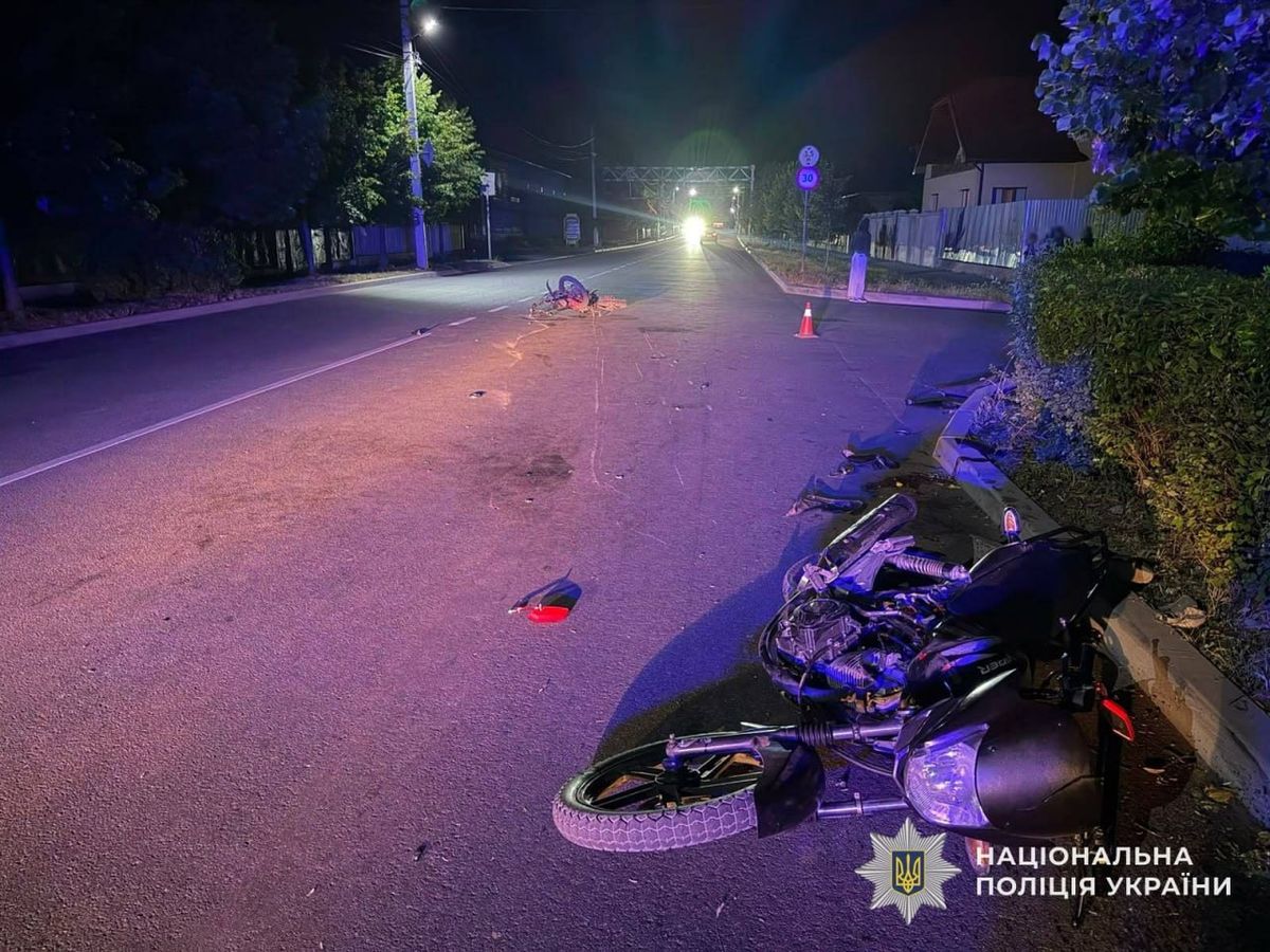 Підліток на мотоциклі влаштував аварію з трьома постраждалими в Мукачеві
