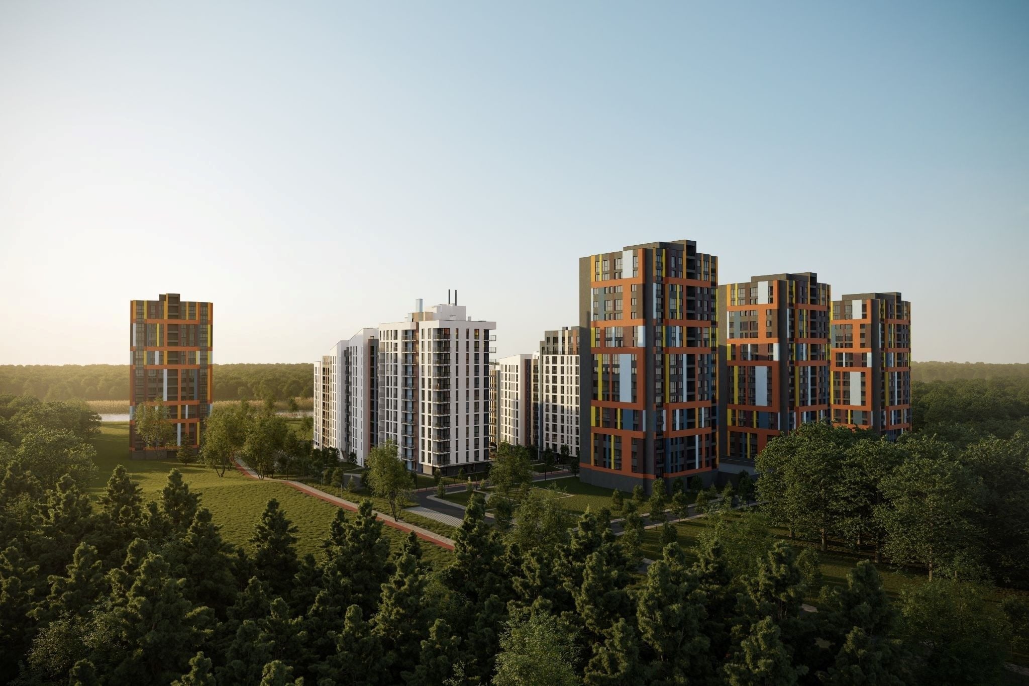 ЖК River City  – естетика життя у своєму ритмі поблизу річки / «Інтергал-Буд»