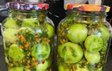 Мариновані зелені помідори на зиму. Рецепт дня