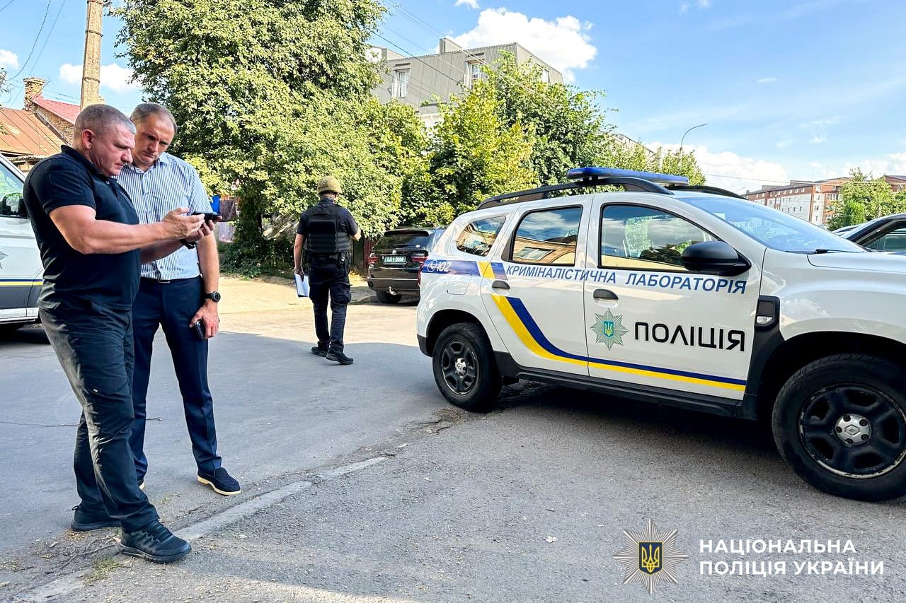 Фото поліції з місця події