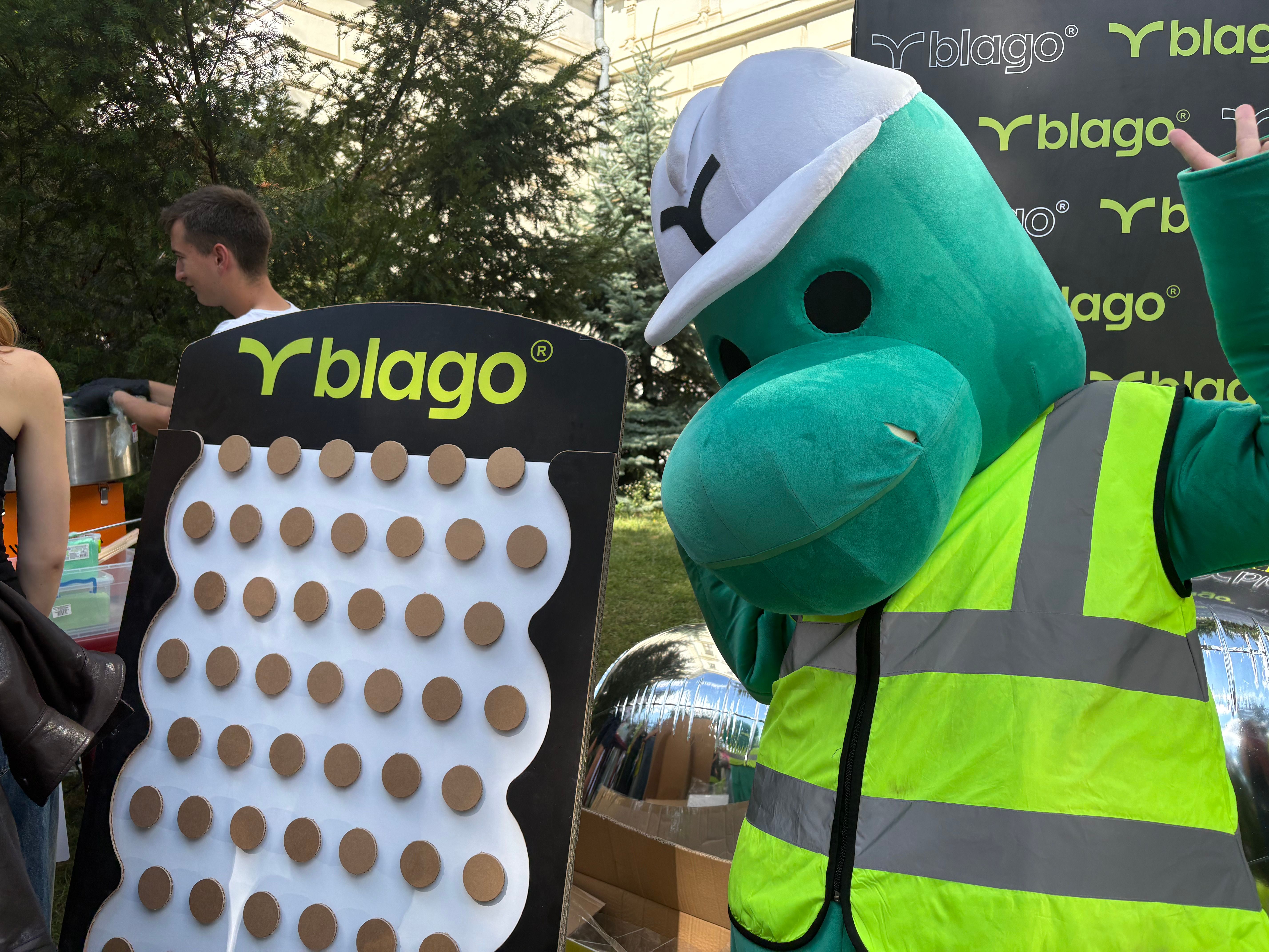 Благозаврик долучився до Тижня першокурсника / Фото blago