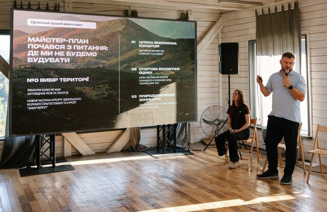 Презентація моделі GORO Mountain Resort на ECO FILM FESTIVAL by CHYSTO.DE?