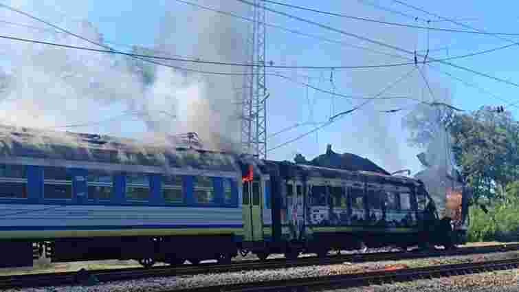 Росіяни атакували ударним дроном пасажирський поїзд на Харківщині, є поранені