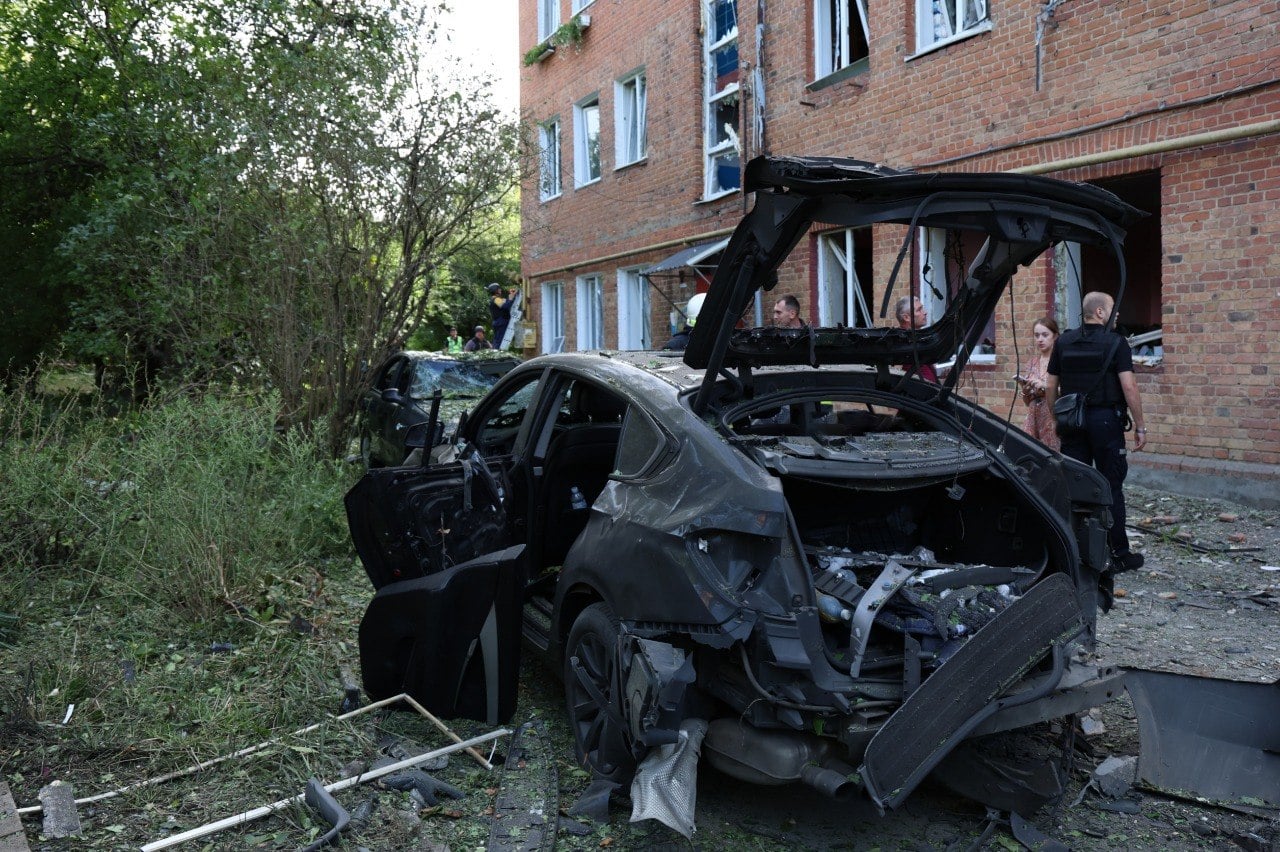 Наслідки ворожої атаки на Хмельниччину 5 вересня (фото Сергія Тюріна)