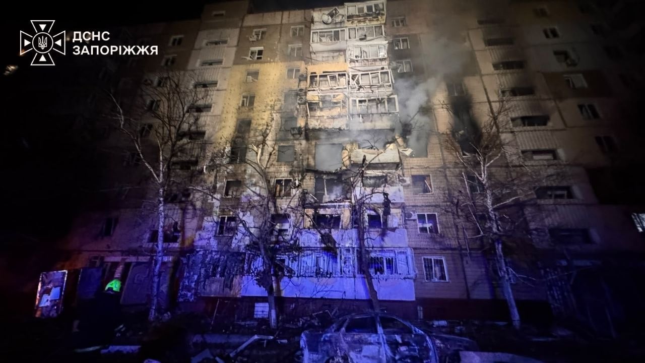 Наслідки удару по Запоріжжю 21 вересня