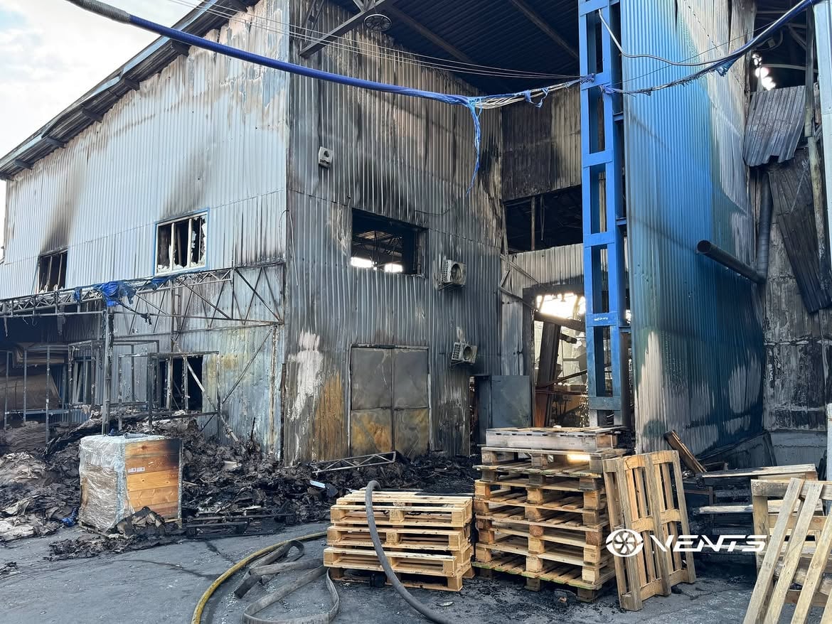 Унаслідок російської атаки зруйновано підприємство Vents у Боярці / Фото Vents