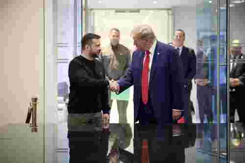 Володимир Зеленський зустрівся з Дональдом Трампом у Нью-Йорку