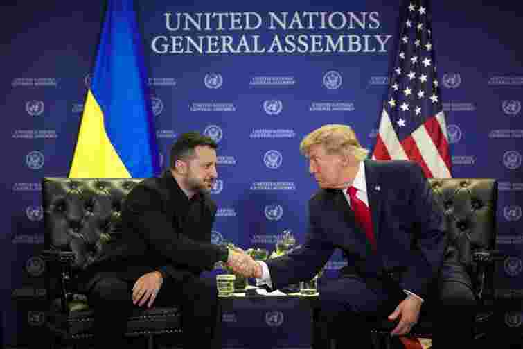 Володимир Зеленський зустрівся з Дональдом Трампом у Нью-Йорку
