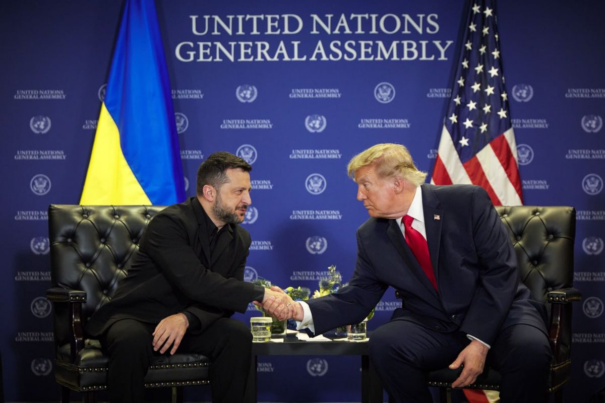 Володимир Зеленський зустрівся з Дональдом Трампом у Нью-Йорку