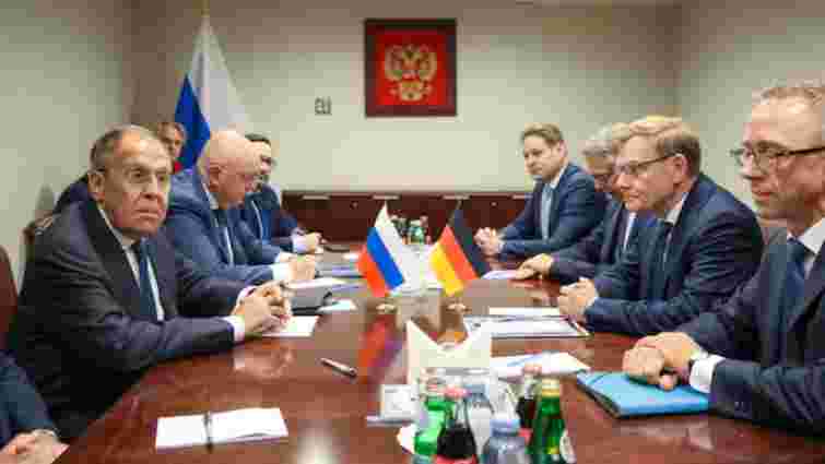 Міністри закордонних справ Німеччини та Росії зустрілися вперше з 2022 року