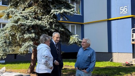 У Львові показали, як через три роки після ракетного удару виглядає будинок на вул. Хоткевича