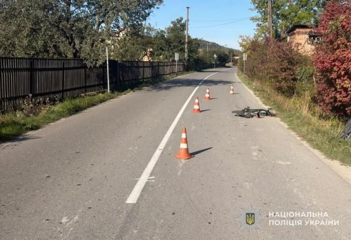На Львівщині поліцейська машина збила 11-річного хлопця