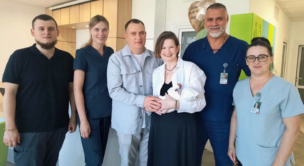 33-річна жінка після двох онкозахворювань народила у Львові сина природним шляхом 