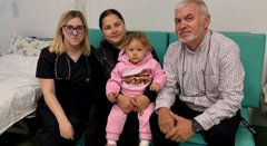 Однорічна дівчинка пів року жила зі шматком пластика у бронхах, допомогли львівські лікарі