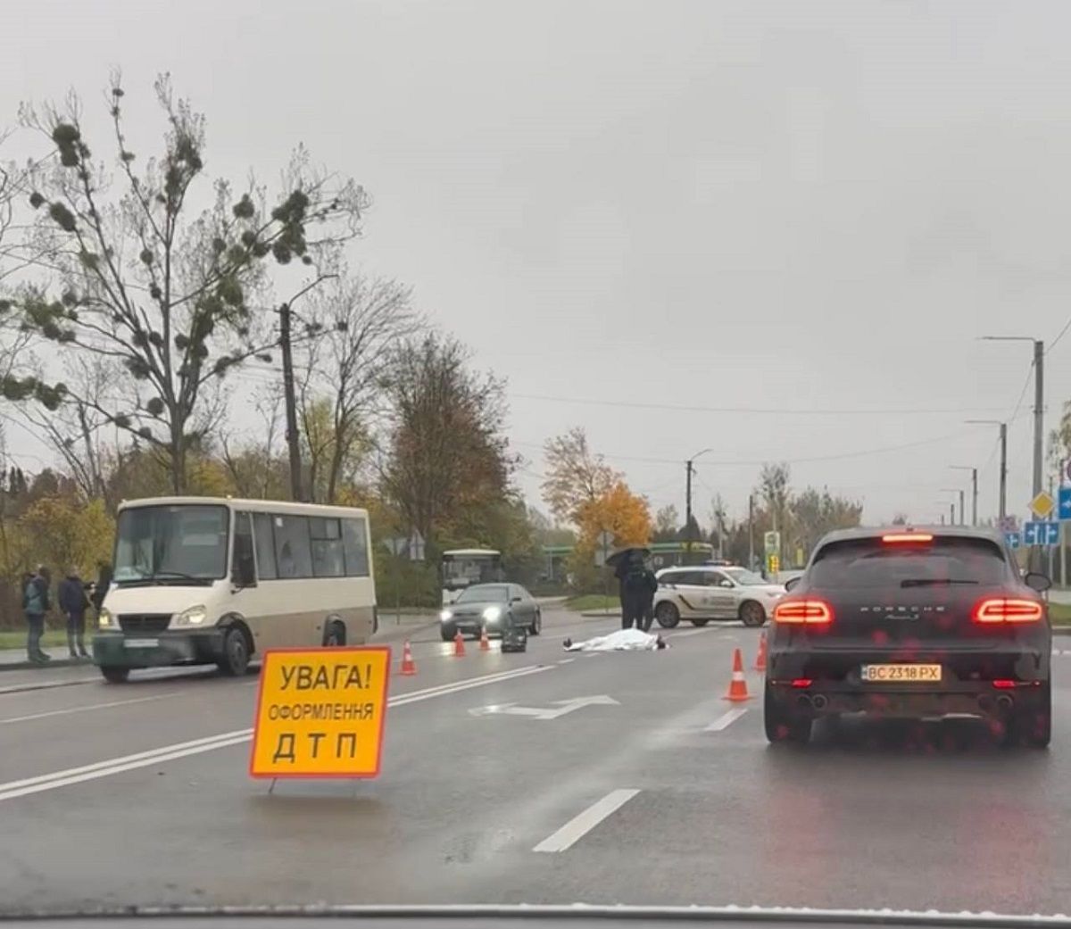 На вул. Богданівській у Львові у ДТП загинув пішохід 