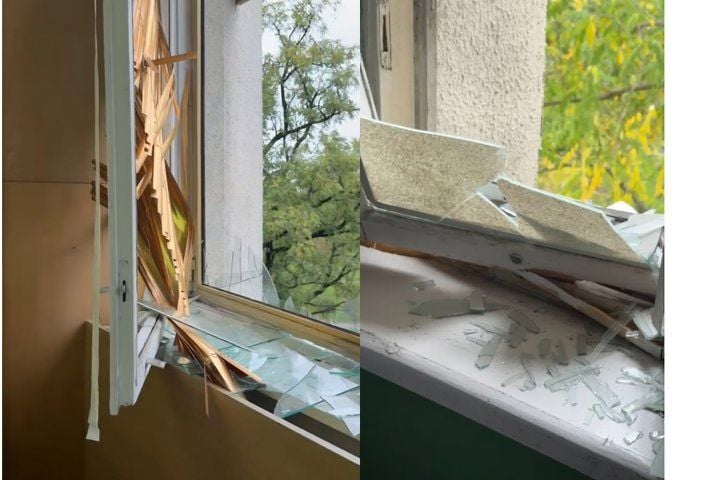 Фото «Суспільного», Книжкова палата після обстрілів 18 жовтня 2026 року. 