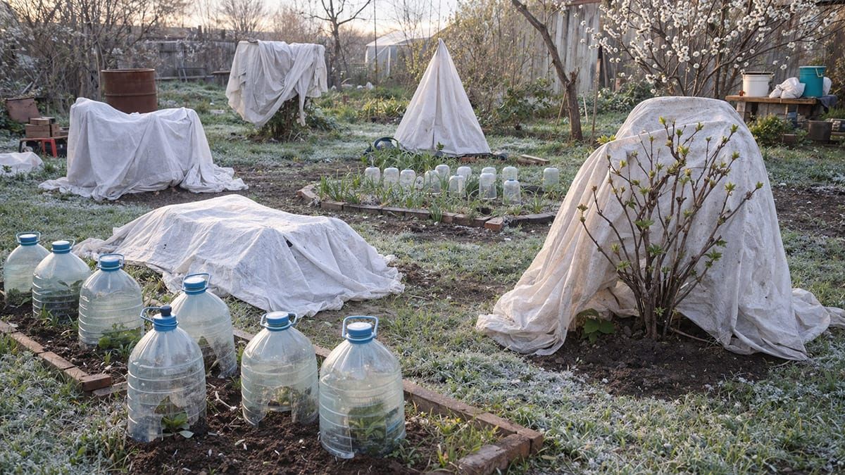 Перші заморозки на городі: 5 способів захистити рослини від холоду