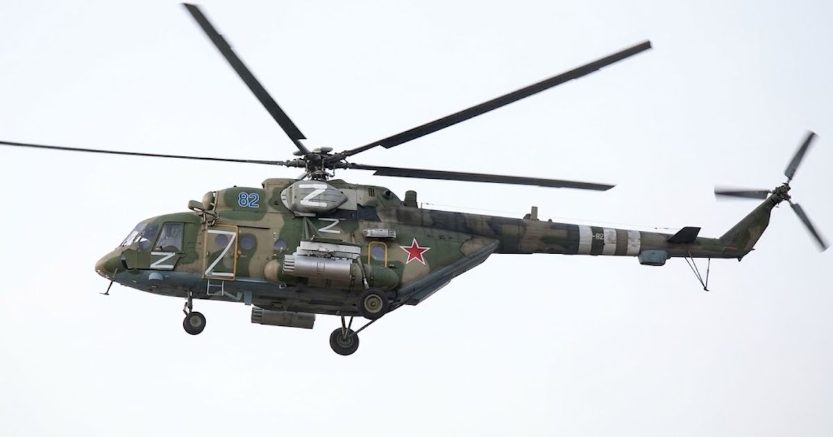 Третя штурмова бригада дронами знищила російський гелікоптер Мі-8 на Луганщині
