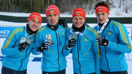 Українські біатлоністи отримали золоті медалі ЧЄ-2015, відібрані в росіян через допінг