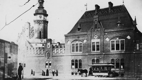 Перша зустріч львів’ян із кінним трамваєм