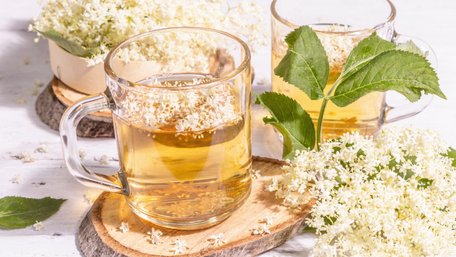 Квас із бузини з родзинками та м’ятою. Рецепт дня