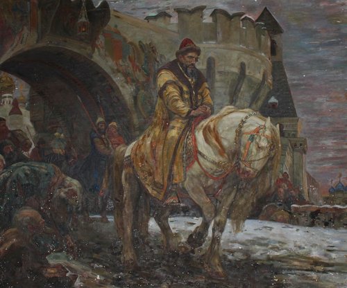 Картина Михайла Паніна «Таємний виїзд Івана Грозного перед опричниною» 