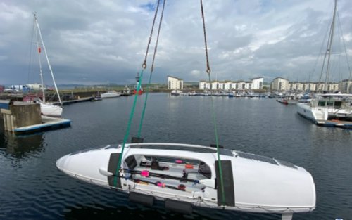 Човен вперше випробували на воді у Шотландії