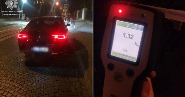 П'яний водій намагався сотнею доларів відкупитися від львівських патрульних - ZAXID.NET