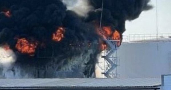 У Росії стався вибух на нафтобазі в Орловській області