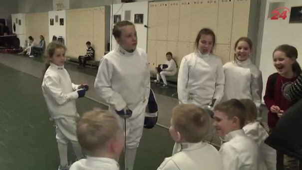 У Львові відбувся дитячий турнір із фехтування "Перші кроки"
