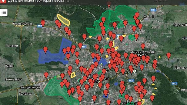 У Львові створили електронну карту майбутніх міських забудов