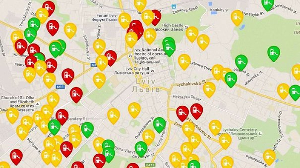 Дитячі та спортивні майданчики Львова зібрали в інтерактивну карту