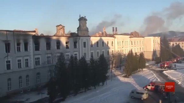 Вогонь майже знищив пам'ятку архітектури у Хирові