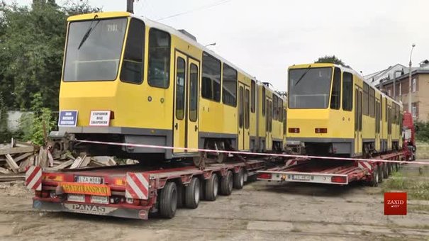 «Львівелектротранс» представив перші три німецькі трамваї