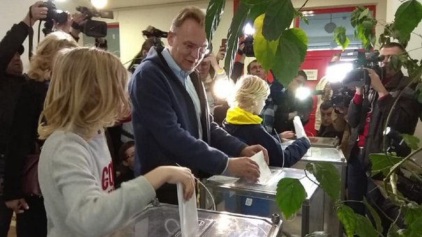 Мер Львова проголосував на президентських виборах