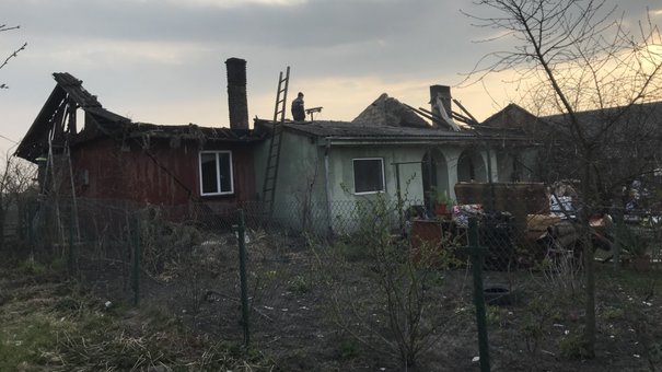Унаслідок пожежі в приватному будинку на Жовківщині 4-річний хлопчик отримав опіки