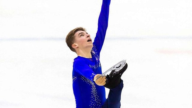   The Ukrainian entered the final of the European figure skating championship title = 