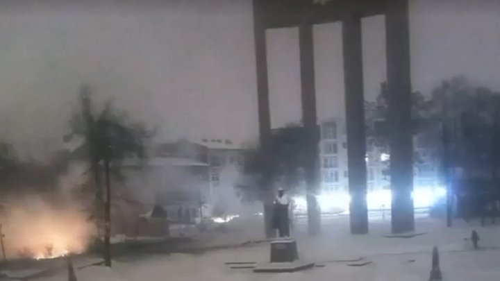 Мер Львова розповів про двірничку, яка під час атаки дрона прибирала біля пам’ятника Бандері